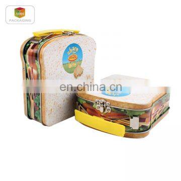 Lunch Tin Box With Handle/bread Tin Box Packaging/food Tin Box photo-4