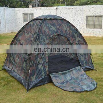 Polyester Material Fiberglass Stents 2 Person Military Tent