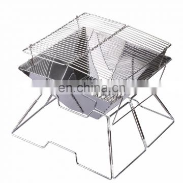 travelling stainless mini portable charcoal bbq grills