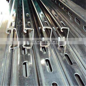 High Quality slotted galvanized solar mounting bracket C channel