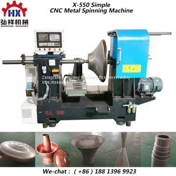 X-550 Simple Small CNC Metal Stainless Steel Utensil Spinning Machines