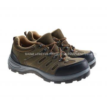 Factory Direct Sale High Quality Suede Leather PU Outsole Outdoor Safety Shoes