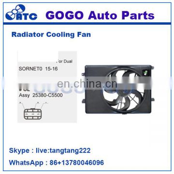 12v DC CAR Radiator A/C Cooling Fan Motor for SORNETO 15-16 OEM 25380-C5500