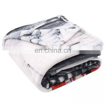 Custom Soft 3D Digital Print Screen Print Blanket Flannel Fleece Thick Throw Blanket With Good Color Permeability photo-7