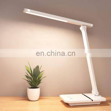 Soft Light Stepless Dimming Folding Reading Lamp 3 Color Temperature Touch Induction LED