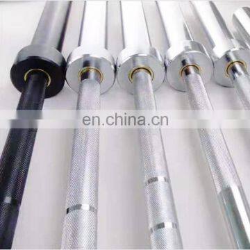 Pro Hard Chrome Coated Weight Capacity 1500lb 680kg 4 Needle Bearings Weightlifting Barbell DB52