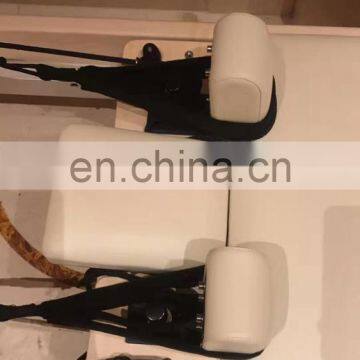 Topranking Reformer Bed For Yoga Museum And Home Exercise Machine White Wood Elina Balanced Fixing Core Of Body Pilates Reformer photo-3