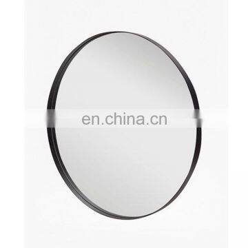 iron frame large round mirror for decorate home