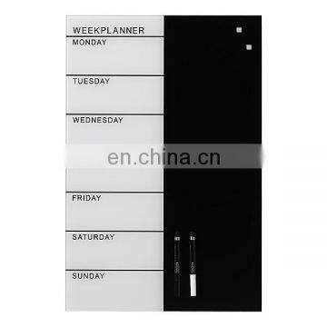 Hot Sale Glass Magnetic Whiteboard Planner Calendar for Office photo-2