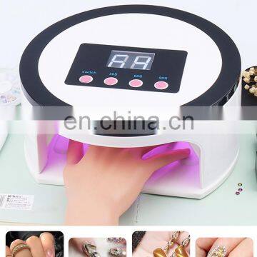 New Product High Quality 135W Nail Salon Manicure Cordless Nail Lamp With Automatic Sensor DRY Machine photo-5