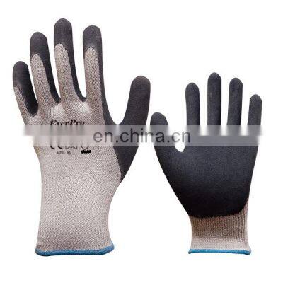 PowerGrab Thermo Glove With Micro Finish Grip Latex Sandy Cotton Work Glove