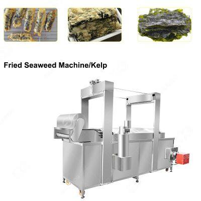 Deep Fried Seaweed Chips/Seaweed Snacks Frying Machine Production