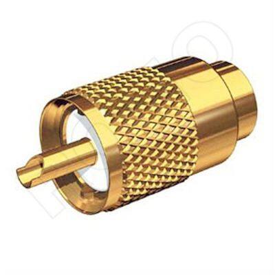 Gold Plated RF Coaxial TNC Male Jack Connector for Rg59 174 58 Cable