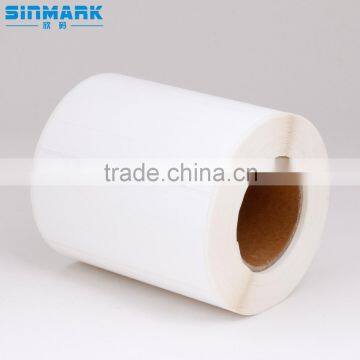 SINMARK Color Series Green Synthetic Paper Double Row Cable Barcode Stickers Roll photo-3