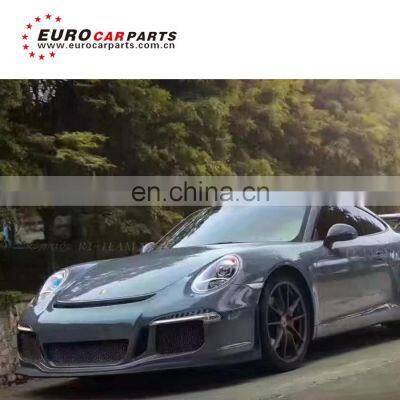 911 991 GT3 body kit for 911 991 to GT3 style with front bumper rear bumper and trunk spoiler