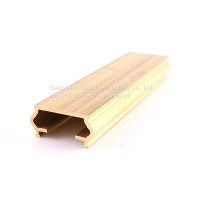 Customized Design Extruded Brass Profile Brass Stair