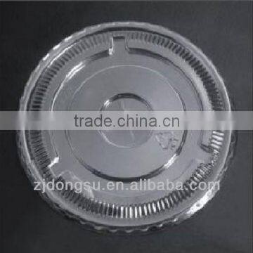 PET plastic lid,disposable plastic lid ,match plastic cups