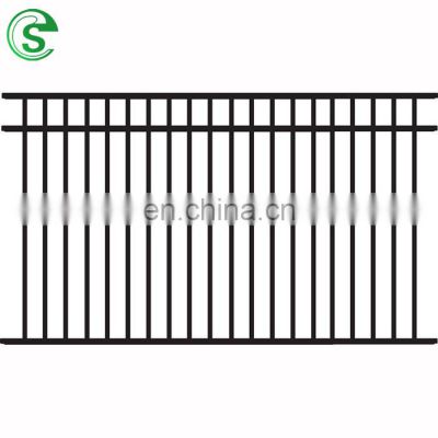 Steel privacy tubular panels security cheap garden fencing