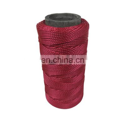 Hot sale high strength colourful 3 strand Nylon twine