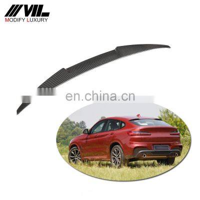 Carbon Fiber Rear Trunk Spoiler for BMW X4 G02 2019-2020