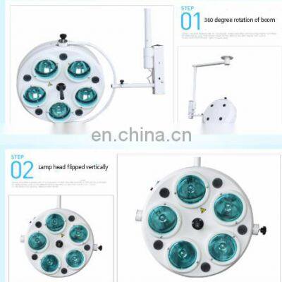 High Quality 5 Hole Shadowless Operatomg Lamp Ceiling Light for Hospital and Clinic photo-4
