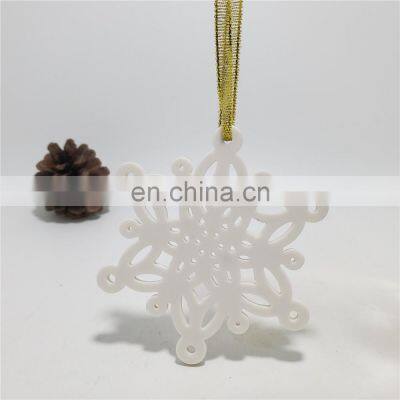 Snowflake Ceramic Christmas Tree Decoration Hanging Ornaments