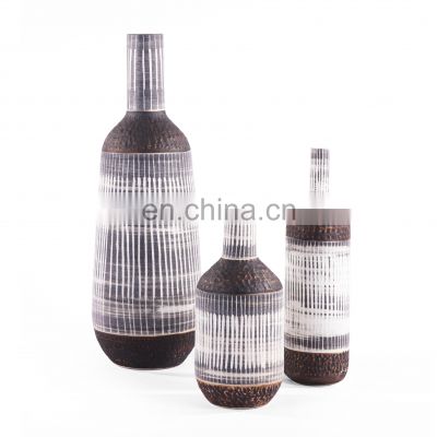 Handmade Porcelain Craft Large Tabletop Decorative Vase Ceramic Vase for Flower Arrangement