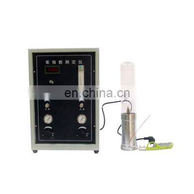 Rubber Plastic Limiting Oxygen Index Tester , Oxygen Index Testing Equipment