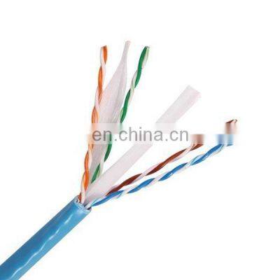 4 Pairs 23AWG Communication Cable Bare Copper Lan Cable With Single Jacket