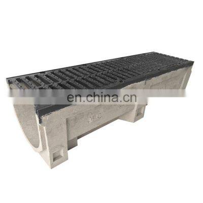 Fiberglass drain channel for city drainage system