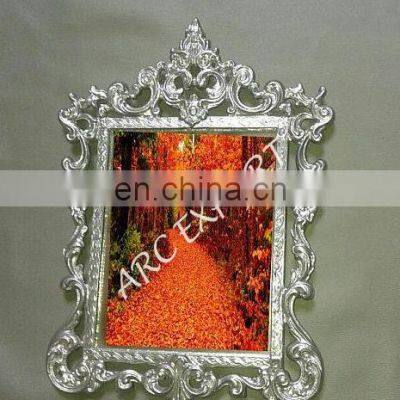 silver photo frame