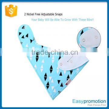 Top Baby Bandana Drool Bibs, Unisex 4-Pack Absorbent Cotton With 2 Snaps, Included Free Pacifier Clip As Baby Gift Set Quality Choice photo-4