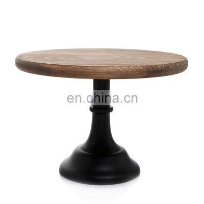 Acacia Wood Revolving Cake Decorating Stand  100% Natural