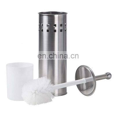Wholesale Toilet Brush Stainless Steel Eco- Friendly Hotel Cleaning Toilet Brush photo-3