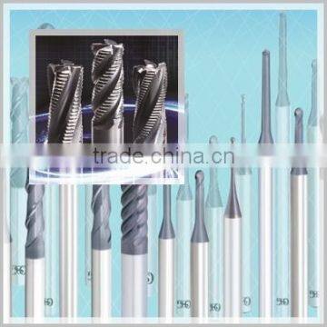 Highly efficient OSG threading taps , carbide end mill also available