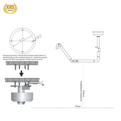 36W LED Dental ENT Surgery Veterinary Medical Ceiling-type Shadowless Examination Light photo-4