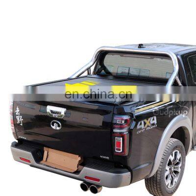 other exterior accessories retractable aluminum great wall fold tonneau cover pickup truck cover for Great Wall poer 2021