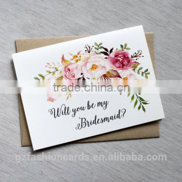 Will You be My Bridesmaid Cards, Bridesmaid proposal Card, Custom Bridesmaid cards, Bridesmaid Invitation, Bridesmaid Gift