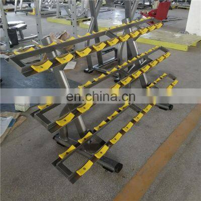 Power Three-Layer Dumbbell Rack Fixed Dumbbell Steel Rack Dezhou Fitness Trainer FH72 Dumbbell Rack