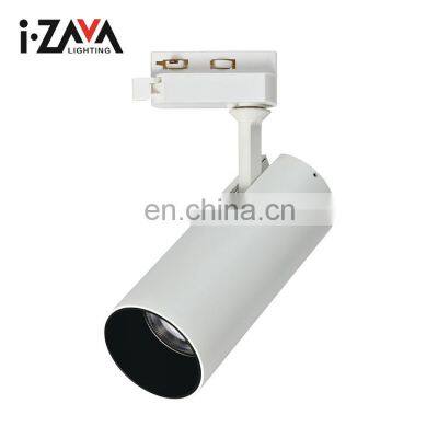 Fashion Simple Design Shop Magnetic Rail Installation Surface Mount 12W Cob Led Track Light