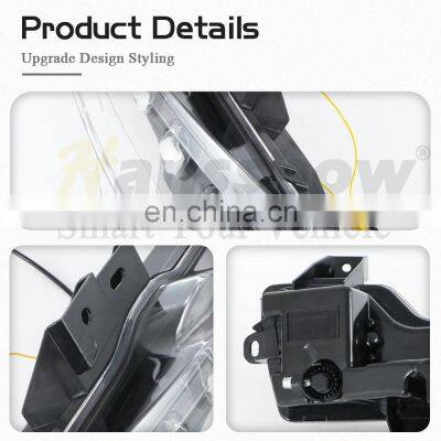 2021 2022 Model 3 Sr+ Yellow Fog Lights For Tesla Model 3 Standard Range Plus Model Y Front Led Fog Light With Turn Signal photo-5