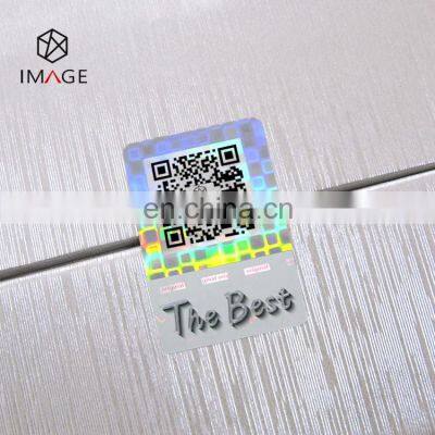 3D динамический лазерно- голографический антифальсификационный этикетка с уникальной печатью QR-кода photo-5