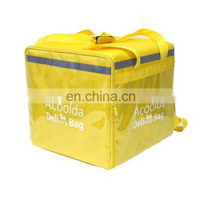 Customized Logo Backpack Large Motorcycle Waterproof Insulated Fast Food Delivery Bag