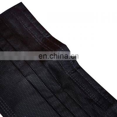 Non Woven Fabric Wholesale 3ply Black Face Masks Disposable Protective Mask photo-4