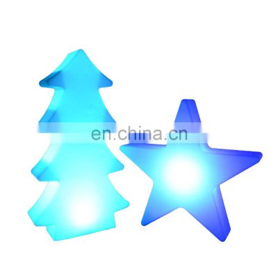 PE plastic led commercial christmas lights decoration led lanterns Christmas ball wireless cordless holiday light