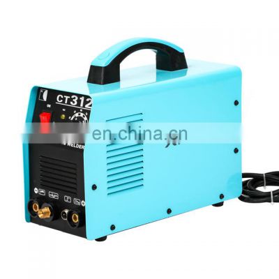 Popular 3 in 1 Inverter Mma Tig Cut Welding Machine CT312 DC TIG DC MOTOR 85% Inverter Welders Earth Clamp 50/60 HZ Optional 230