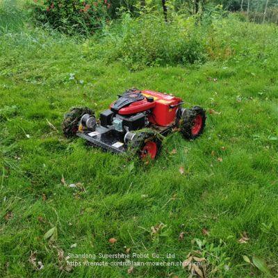 slope cutter, China remote control mower with tracks price, tracked robot mower for sale