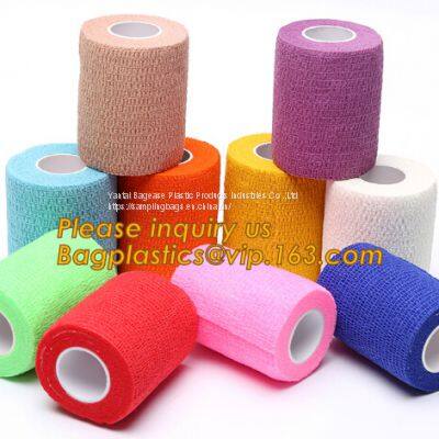 Bandage Hot Selling Self Adhesive Sports Tape First Aid Supplies Wrist Ankle Colored Medical Gauze Bandage photo-3
