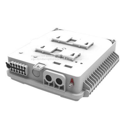 Outdoor 12pcs FTTH Drop Cable Port 1*8 PLC Splitter Telecommunication Box Closure 12 Port FTTH Box photo-2