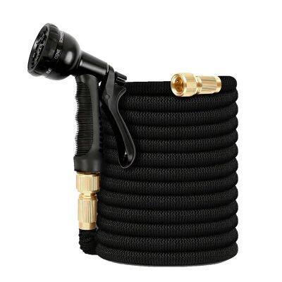 Various Lengths Garden Watering Expandable Hose Latex Inner Tube Magic Garden Hose With Nozzle